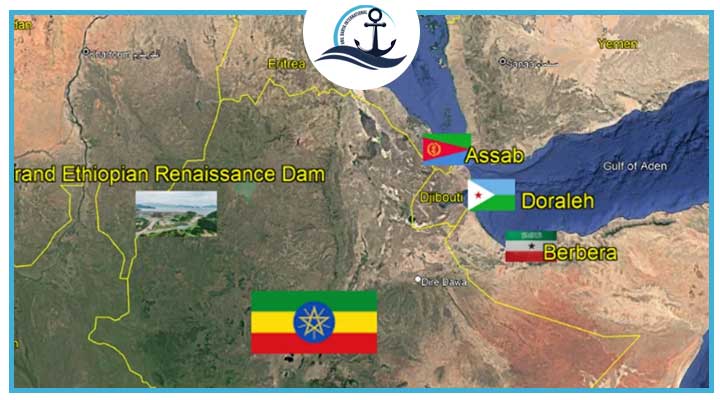 Ethiopia has plenty of water and power but no seaside (Google Earth/Copernicus/CJRC)